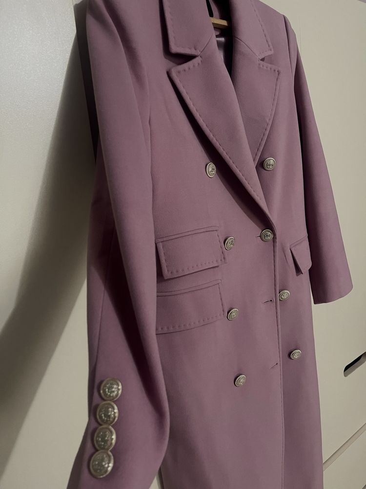 Елегантно лилаво палто Junona