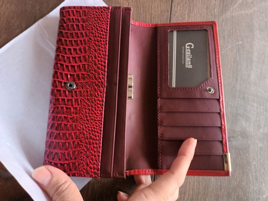 Нови! Несесер за бижута и портфейл естествена кожа