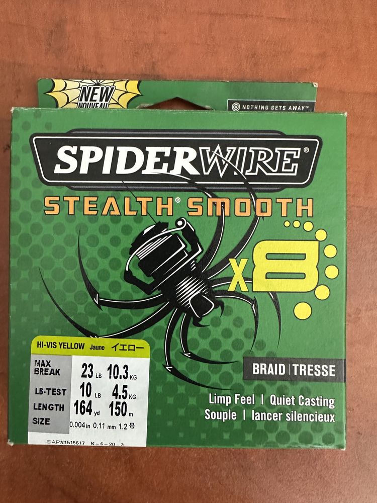 Fir textil pescuit rapitori Spider Wire Stealth Smooth*8