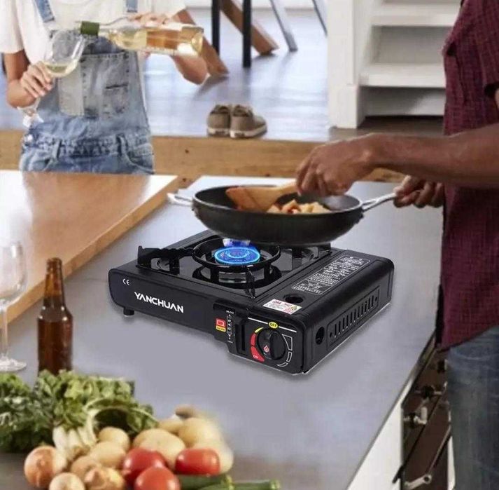 Aragaz portabil 2 in 1 camping  la butelie GPL sau propan spray