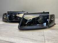 Far faruri VW Passat B5 3B look negru cu lupa NOU