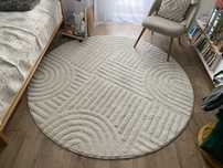 Covor rotund cu diametru 200 cm