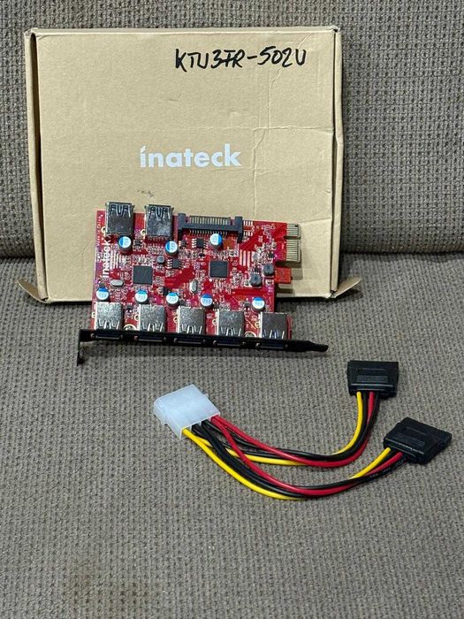 USB expansion card Inateck KTU3FR-5O2U PCIe USB 3.0 cu 7 porturi