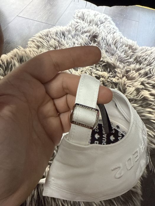 Sapca Dsquared2 Flag alba Premium