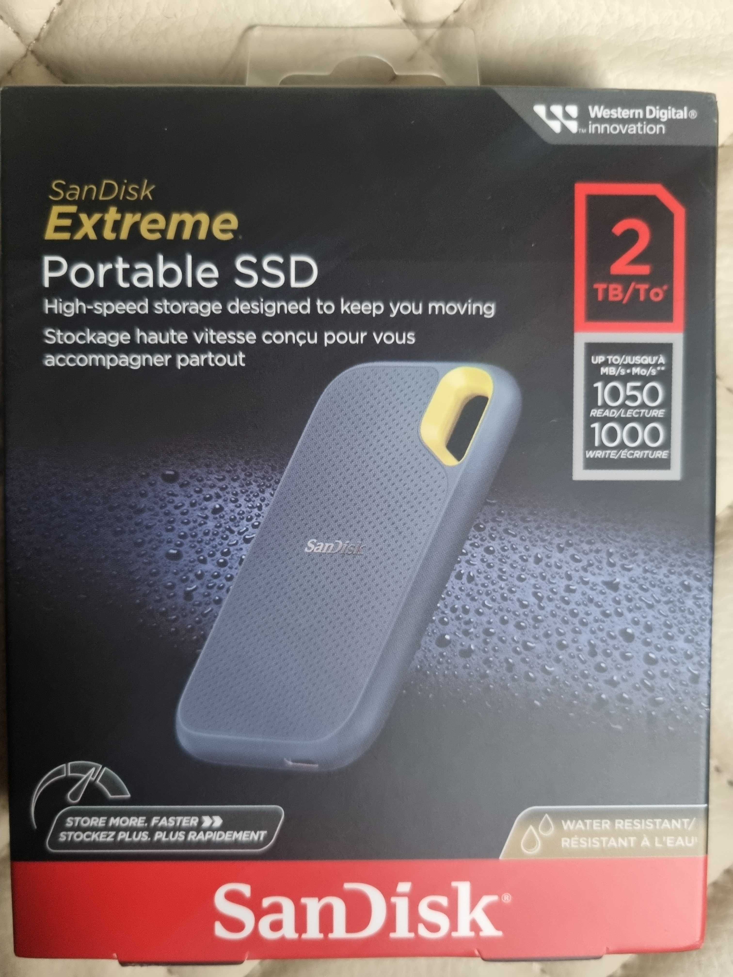 SanDisk - Extreme Portable 2TB External USB-C NVMe SSD - Monterey