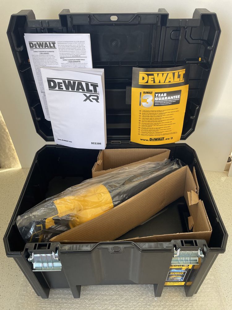 DeWALT DCS386NT XR. Fierastrau Sabie Cu Valiza Tstak Original Nou !