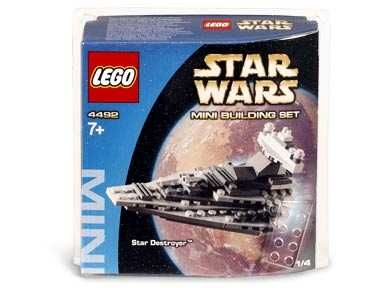 Set colectie Lego Star Wars Mini Star Destroyer 4492 nou, sigilat