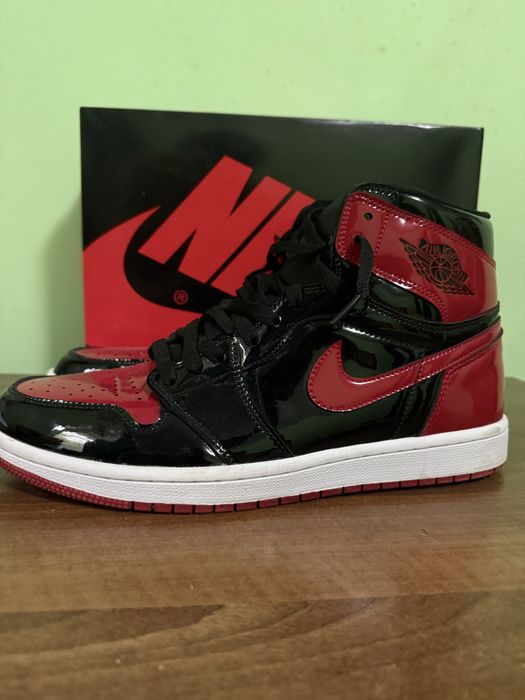 Jordan 1 high Patent Bred