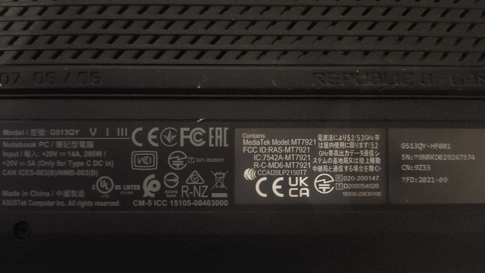 Vand Laptop Gaming ASUS ROG Strix G15 Advantage Edition G513QY