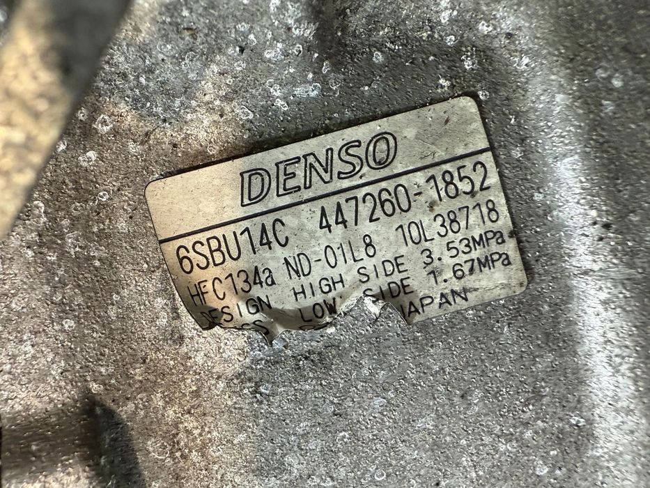 COMPRESOR AC BMW X1 E84 SDRIVE 18D 2.0 DIESEL 2010 COD OEM 447260-1852 64526987862 2009-2015