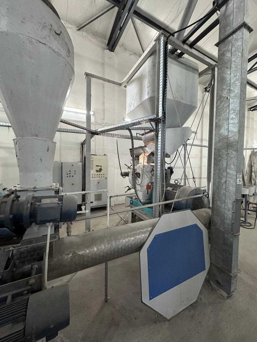 De vanzare linie productie peleti din paie - 500 kg/h