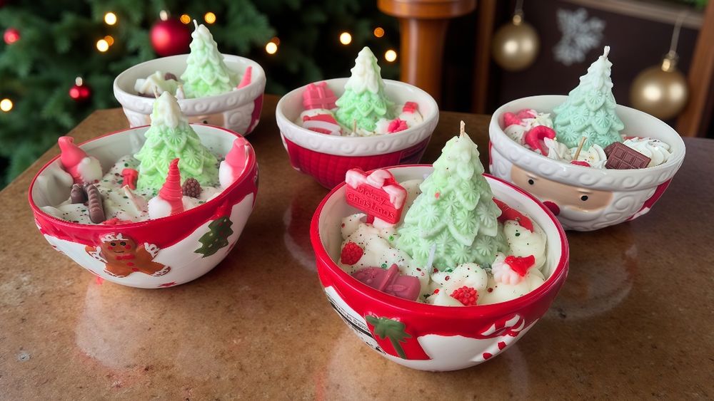 Свещи от естествен восък (Соев и Кокосов)