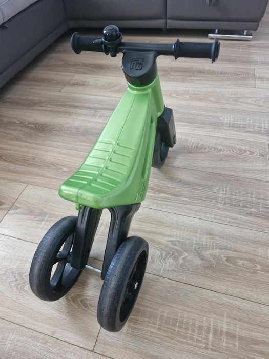 Bicicleta fara pedale 2 in 1 Funny Wheels Rider SuperSport Metallic