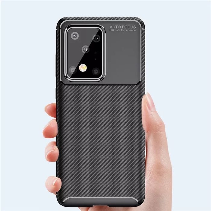 Samsung S20 FE S21 FE S23 FE S24 FE Husa Carbon Style Din Silicon 0,5M