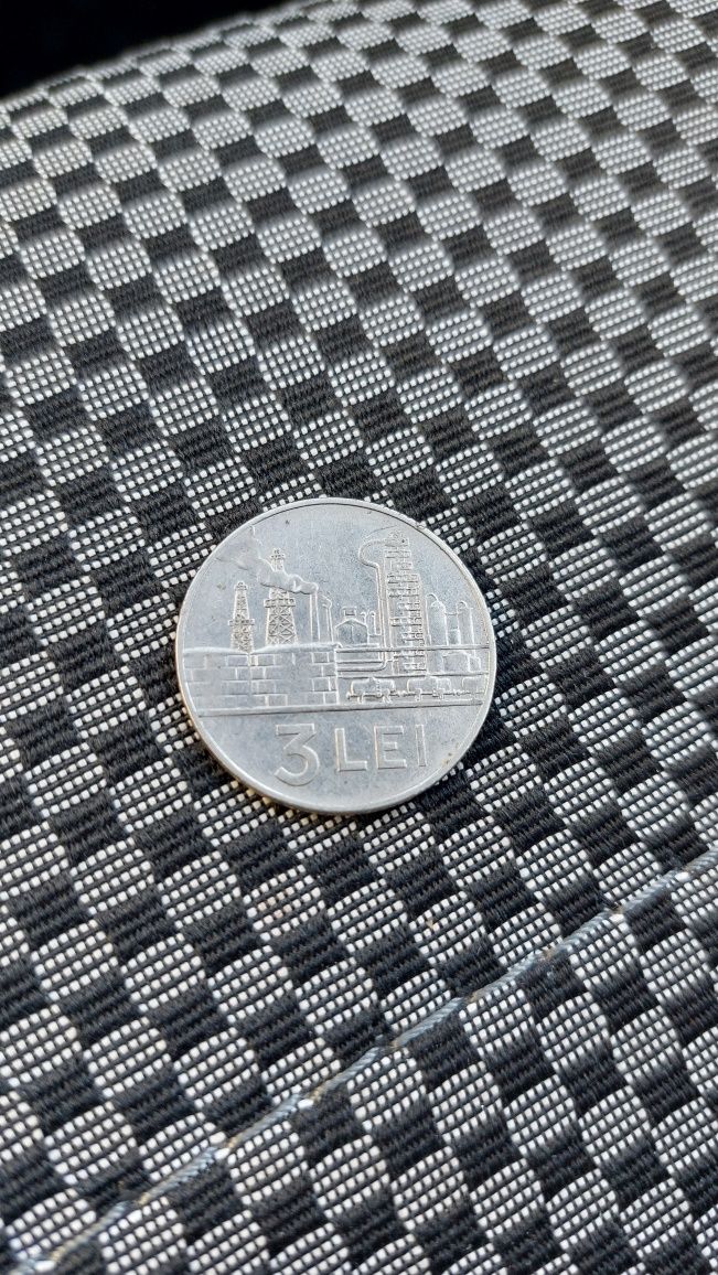Monedă de 3 LEI din 1966