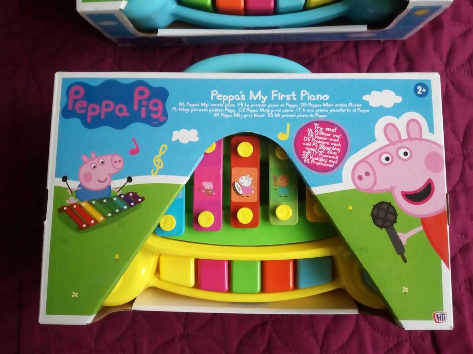 Дистанционно за кола с ключове Kaichi.Peppa Pig 2 в 1 - пиано-ксилофон