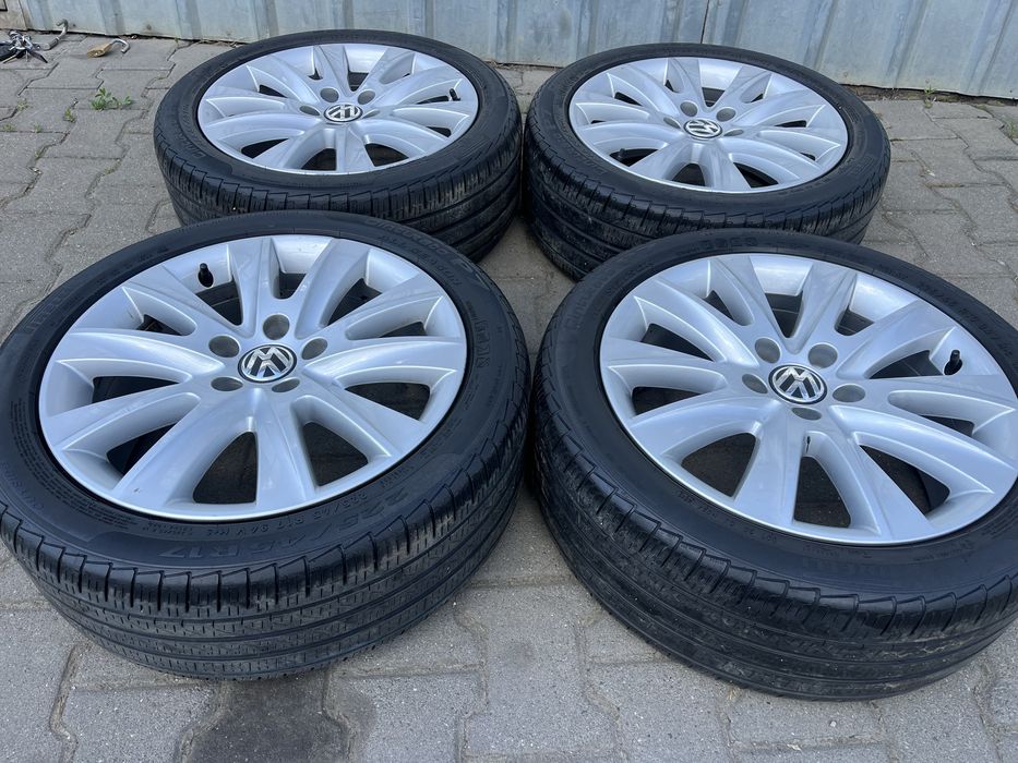 Jante 5x112mm anvelope iarna 225/45 R17 VW Passat Golf 5/6/7/8 Touran