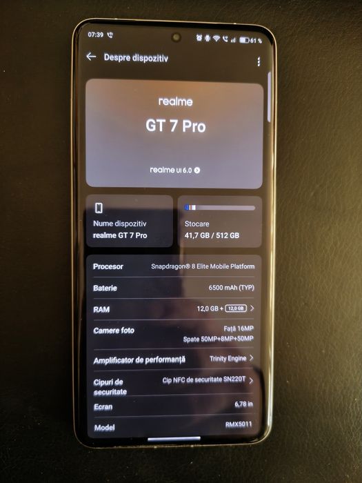 Realme gt 7 PRO 512 gb
