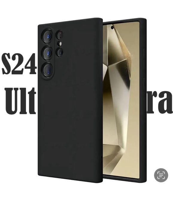 Samsung S24 S25 PLUS ULTRA EDGE Husa TPU Ultra Slim Neagra/Transaprent