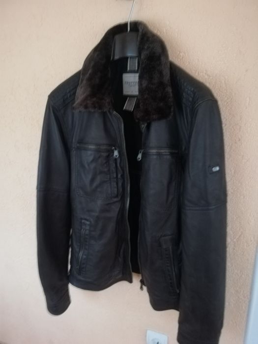 Geaca piele bărbati Trapper xl