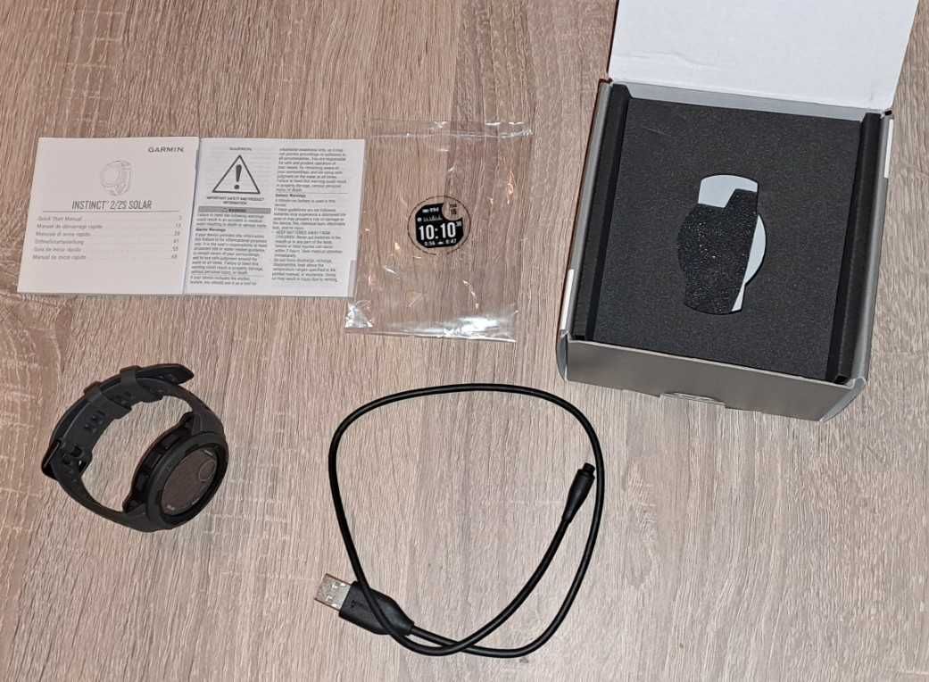 Garmin Instinct 2 Solar, 45 mm, Silicone strap, Graphite