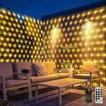Luminite CORST 6x2m, 300 LED, model plasa, telecomanda, alb cald