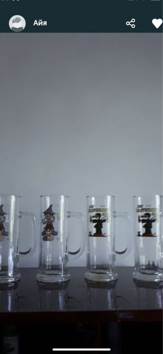 Пивные кружки, бокалы, фужеры коллекционные