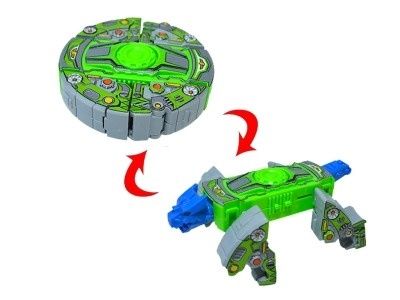 Jucărie Spinner transformabil în dinozaur set 3 Spinnere
