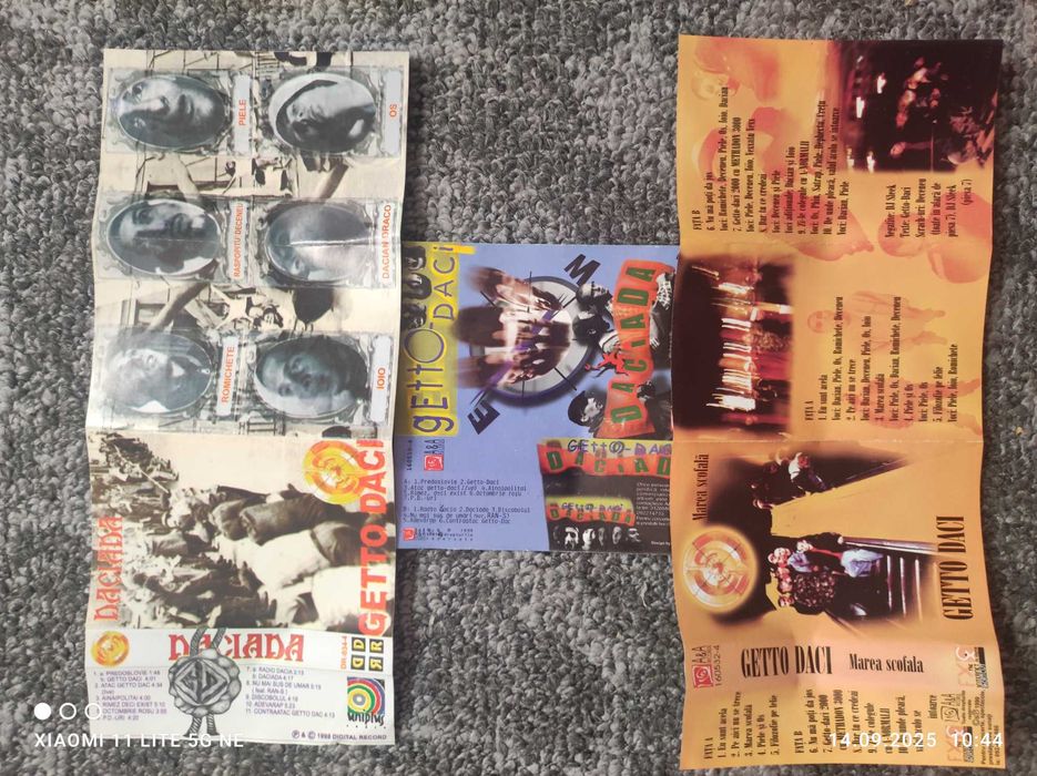 Colecție completă a trupei Ghetto-Daci, de vânzare