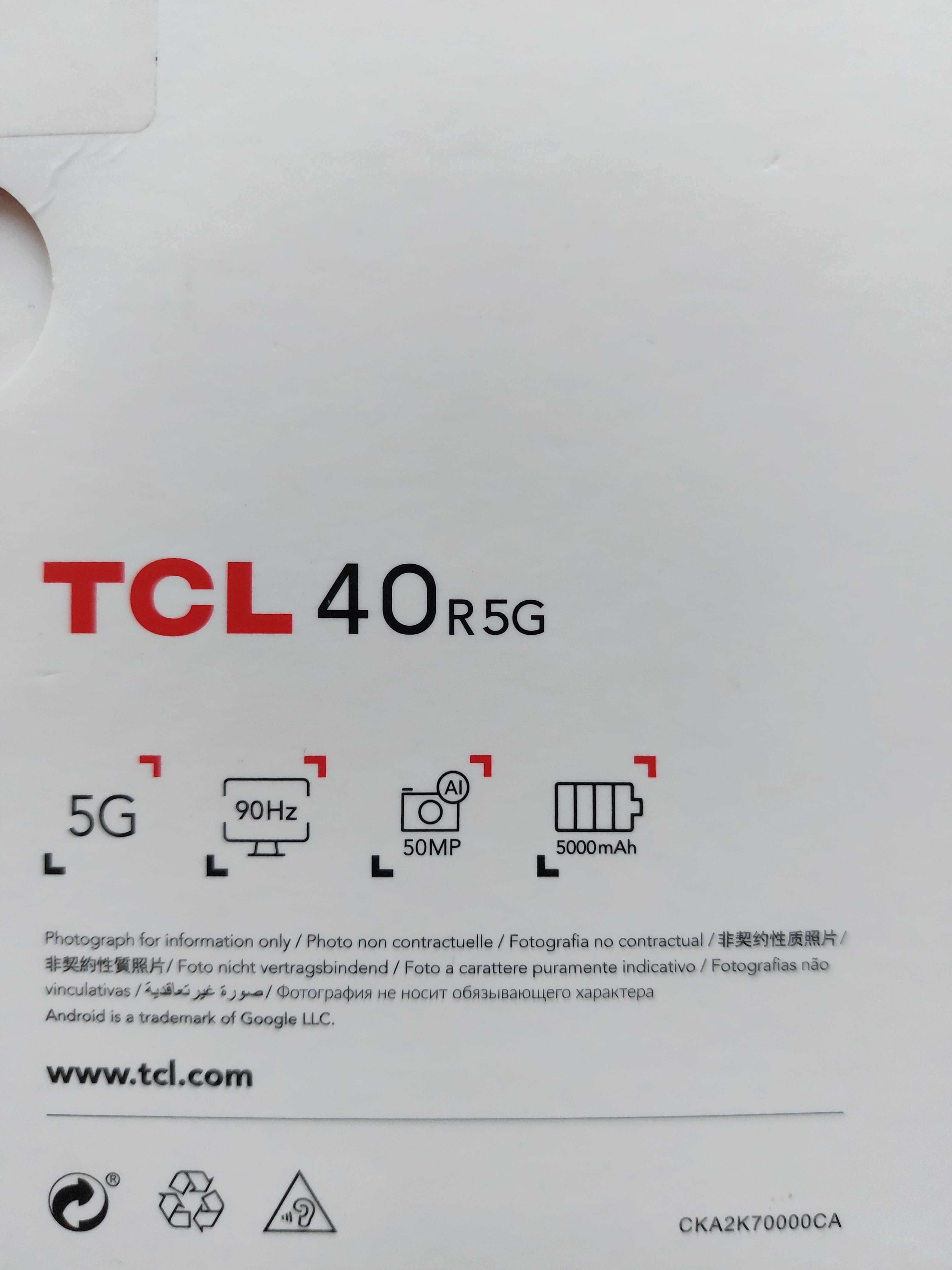 Teлефон TCL неупотребяван с гаранция