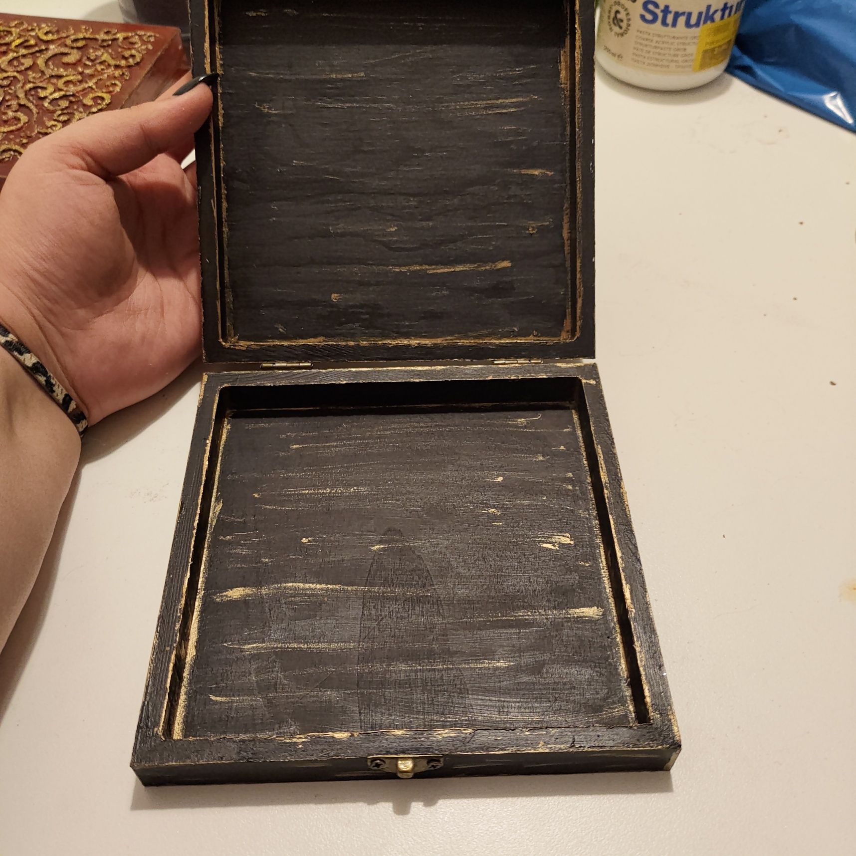 Tabachera - cutie pentru trabucuri (handmade)