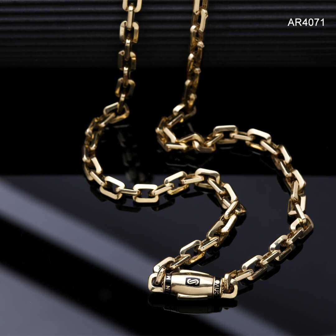 Lant Aur 14K Monaco Chain, ARJEWELS [AR4071]