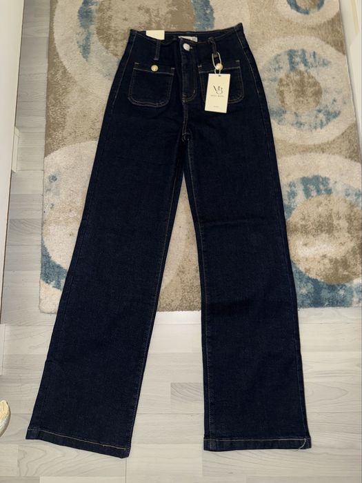 blugi bleumarin,noi cu eticheta