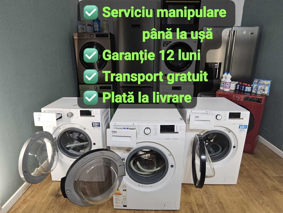 Mașini de spălat resigilate – testate, igienizate, garantate!