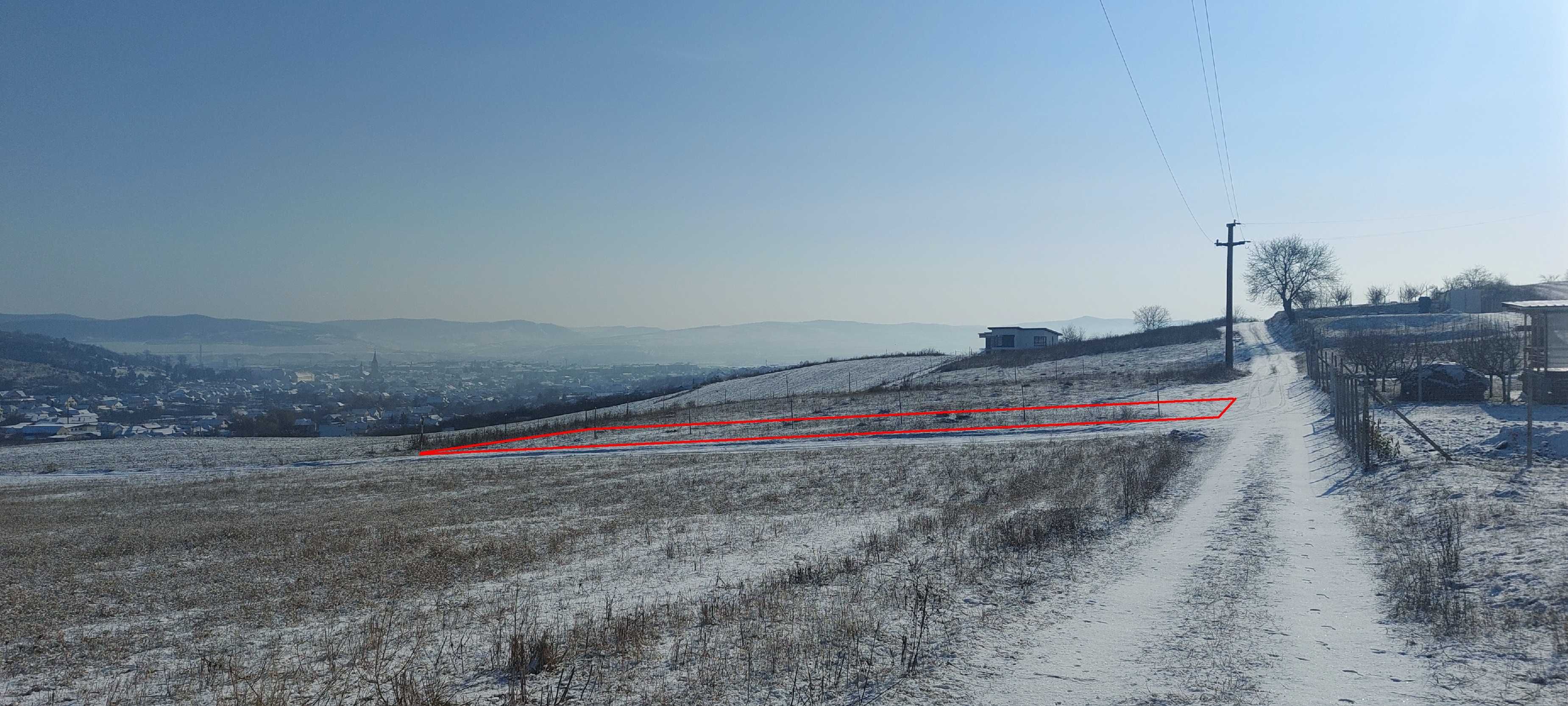 Teren panoramic intravilan construibil 996mp Aiud str.Stefan cel Mare