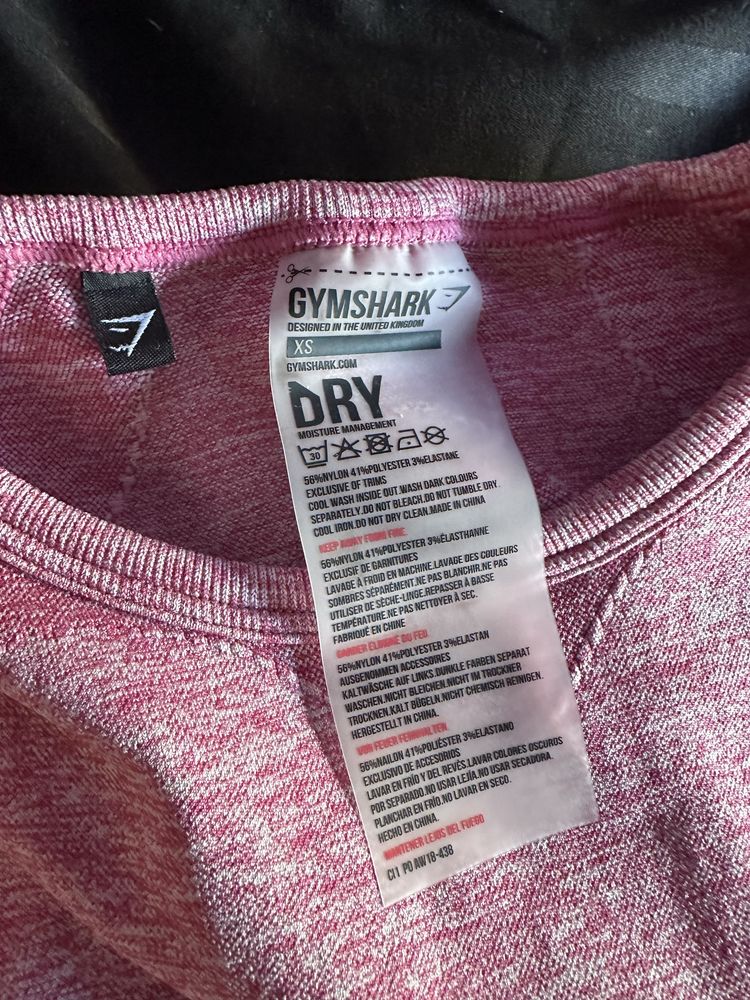 Gymshark set - bluza cu maneca lunga + colanti