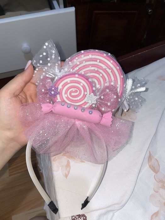 Ободок детский на голову Конфетка