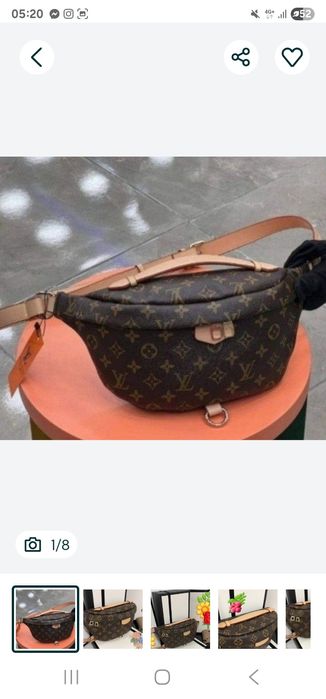 Borsete unisex Louis Vuitton, curea reglabila, saculet, etichetă