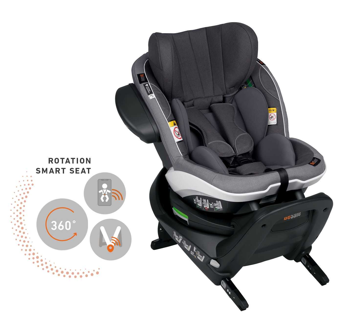 Scaun auto rotativ BeSafe iZi Turn i-Size