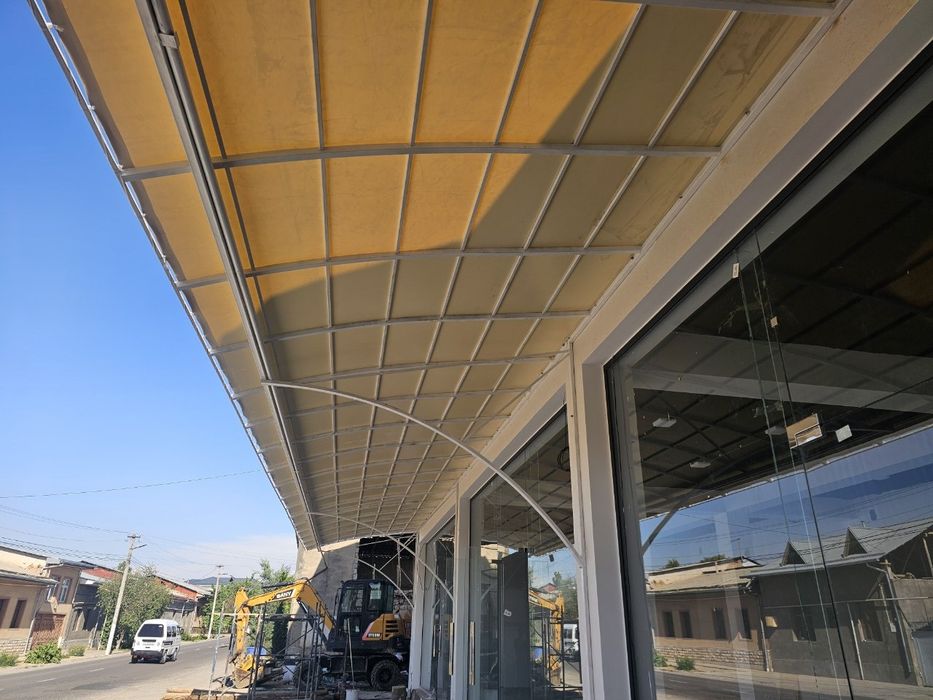 Баннер тент салофан устоновка. Banner tent salofan prozrachni ustonovk