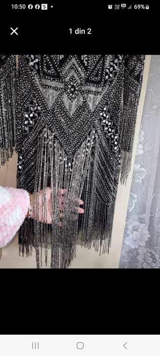 Rochii din margele cu franjuri tot din margele