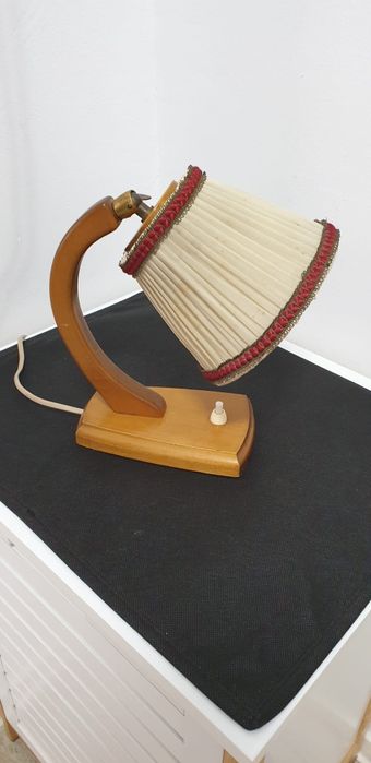 Accesoriu decorațiune lumina vintage colectie lemn Suedia 1950