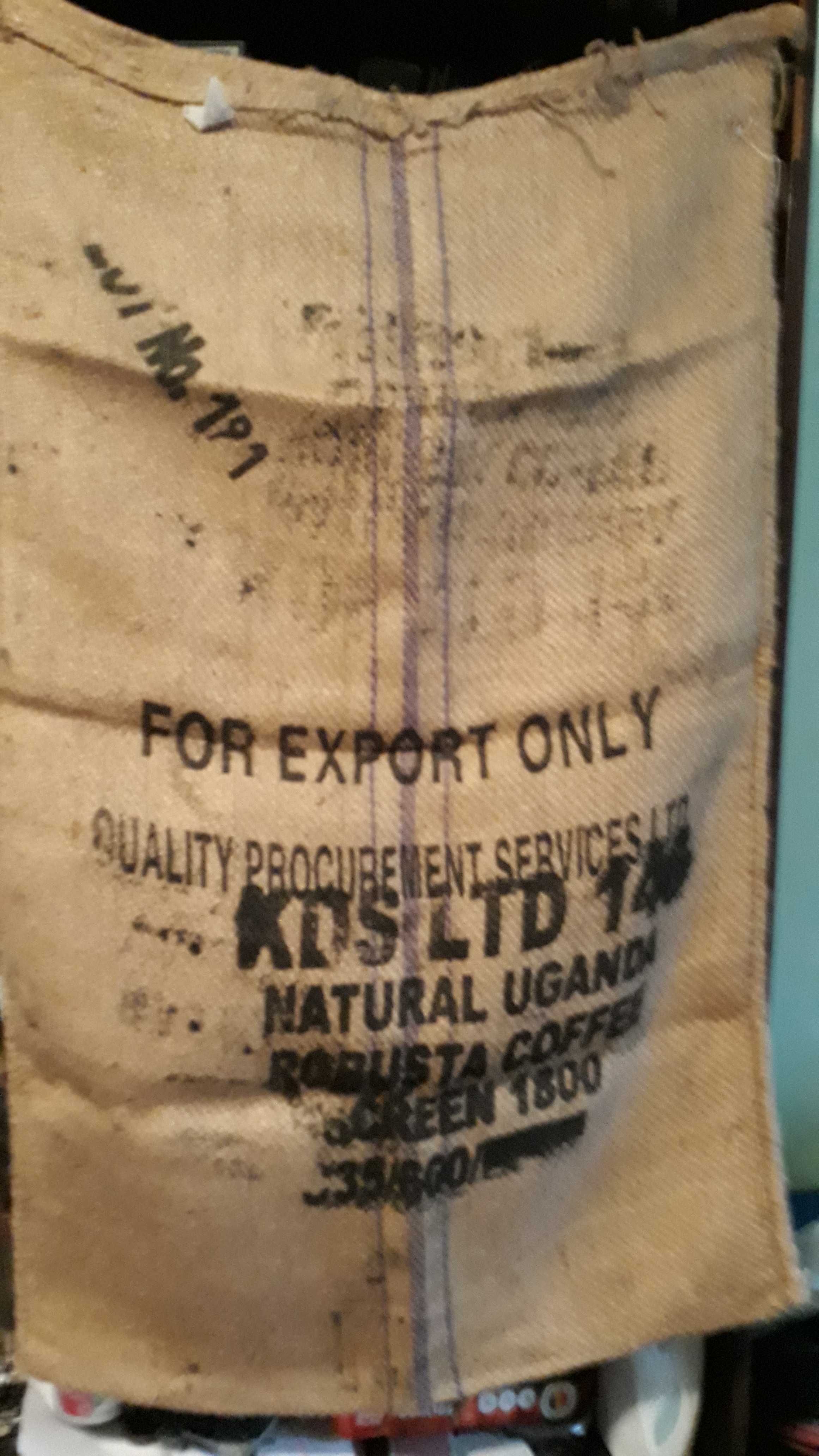 Sac-ambalaj de cafea Uganda , din iuta