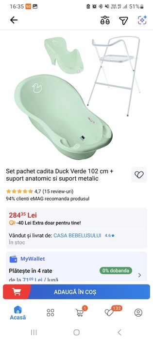 Suport cădiță bebelusi