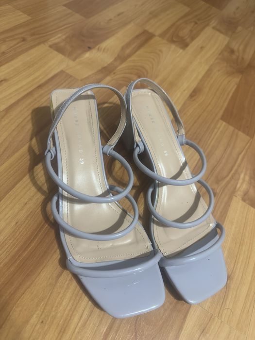 Sandale cu toc House Brand lila 39