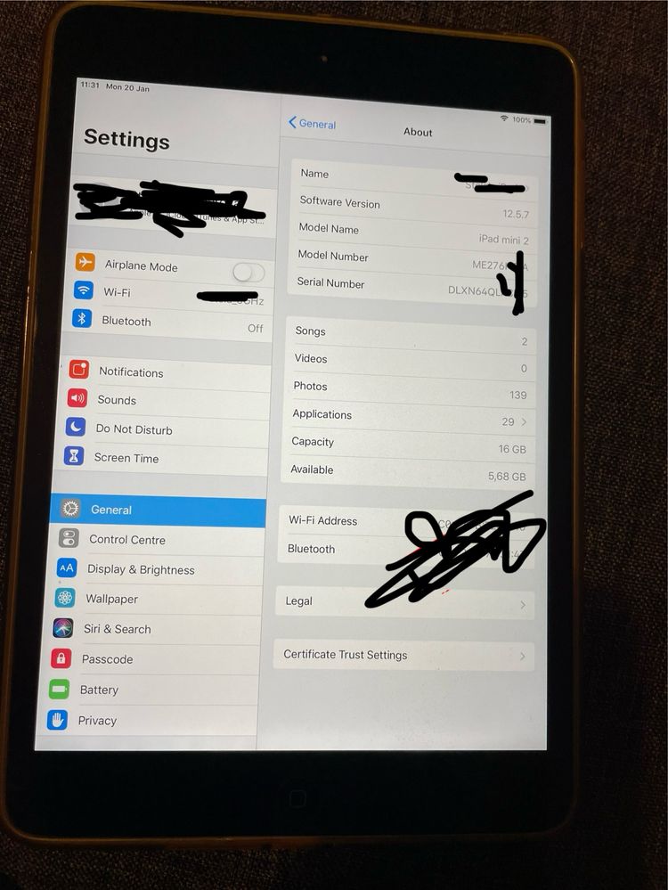 Ipad mini 2 работещ