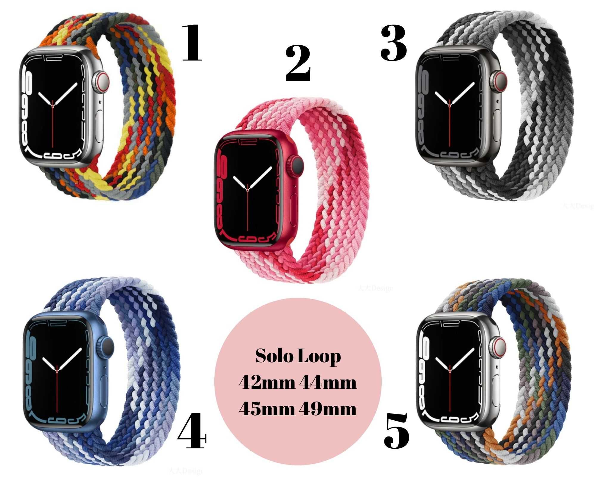 Curea/bratara Apple Watch textil/silicon/metalica - Alpine Milanese