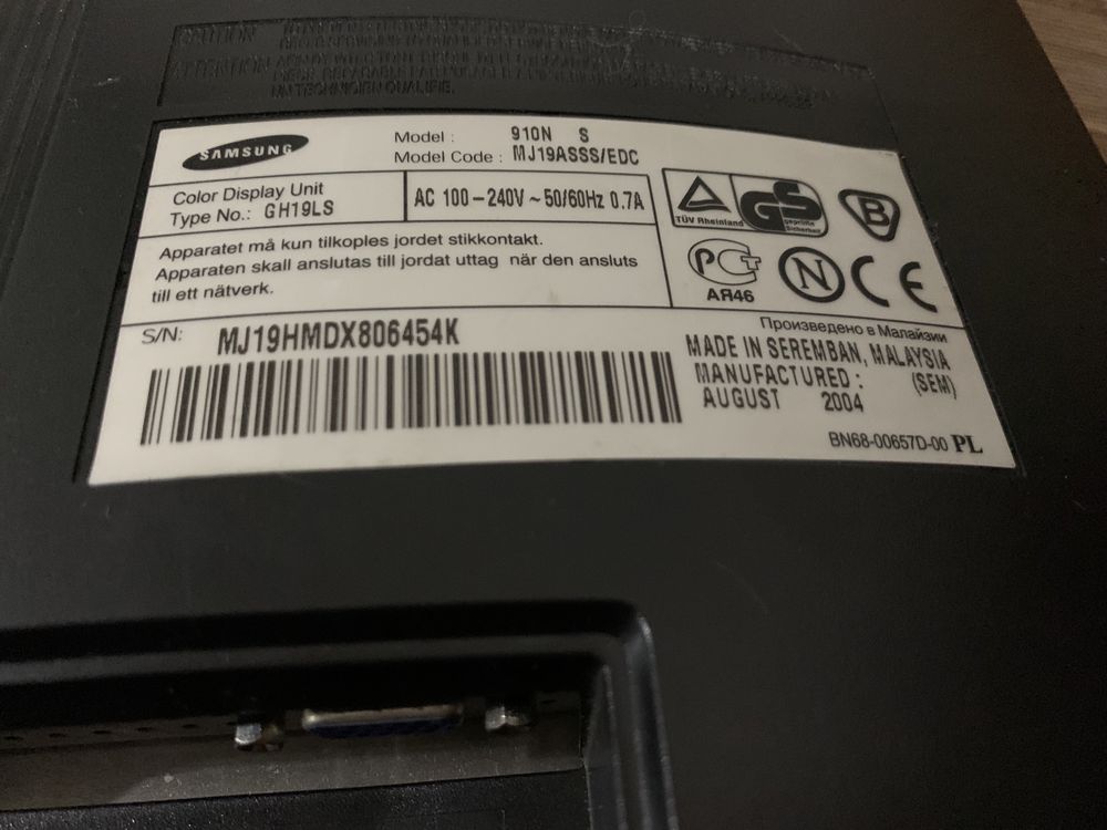 Samsung sync master 970n