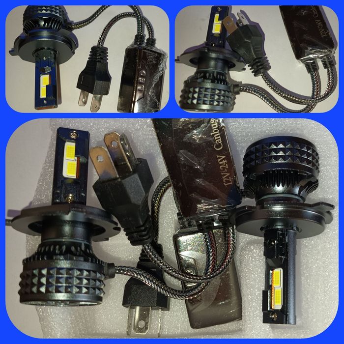 Becuri LED H4 Canbus 12V-24V 50000LM set 2buc