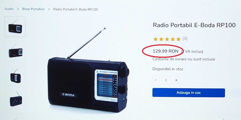 Radio Eboda , NOU în cutie ! Sunet clar fără distorsiuni !
